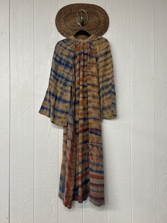 Crepe Sari Woodstock Duster Dress 0226 105