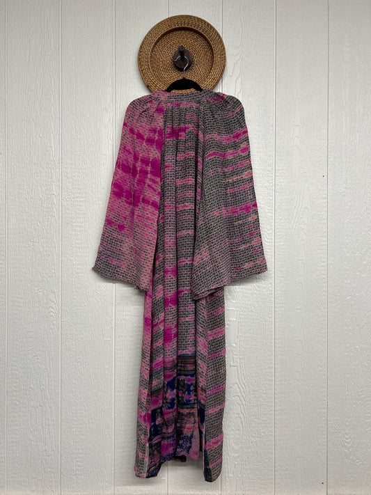 Crepe Sari Woodstock Duster Dress 0226 169