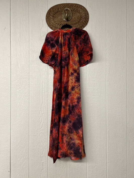 Crepe Sari Summer Woodstock Duster 0626 170