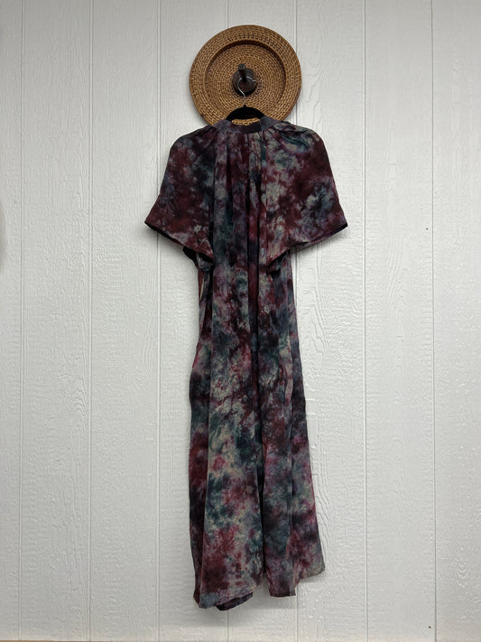 Crepe Sari Summer Woodstock Duster 0626 137