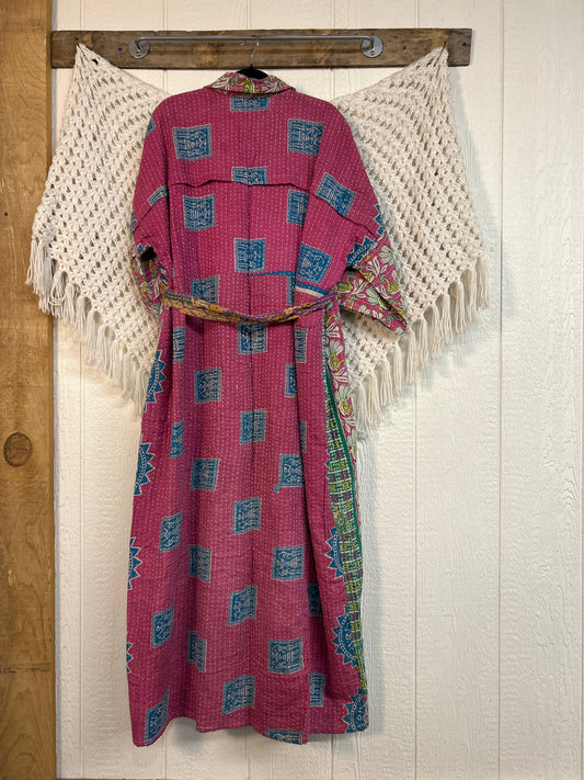 Pareo Kantha Gravity Duster Dress 0226 151