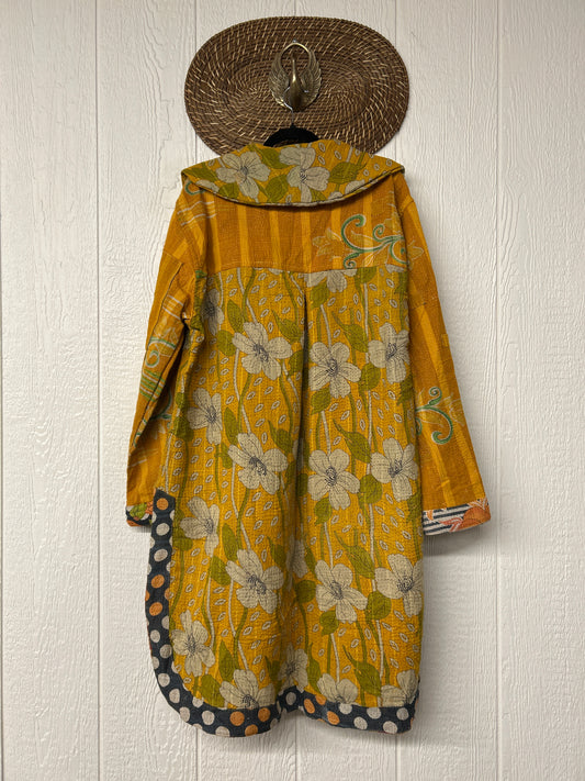 Fine Kantha Drifter Coat 1026 186