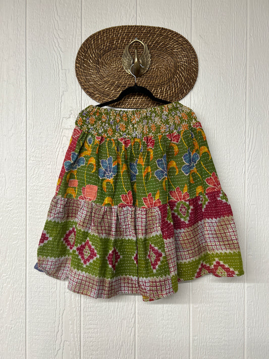 Pareo Kantha Meadow Skirt 0826 032