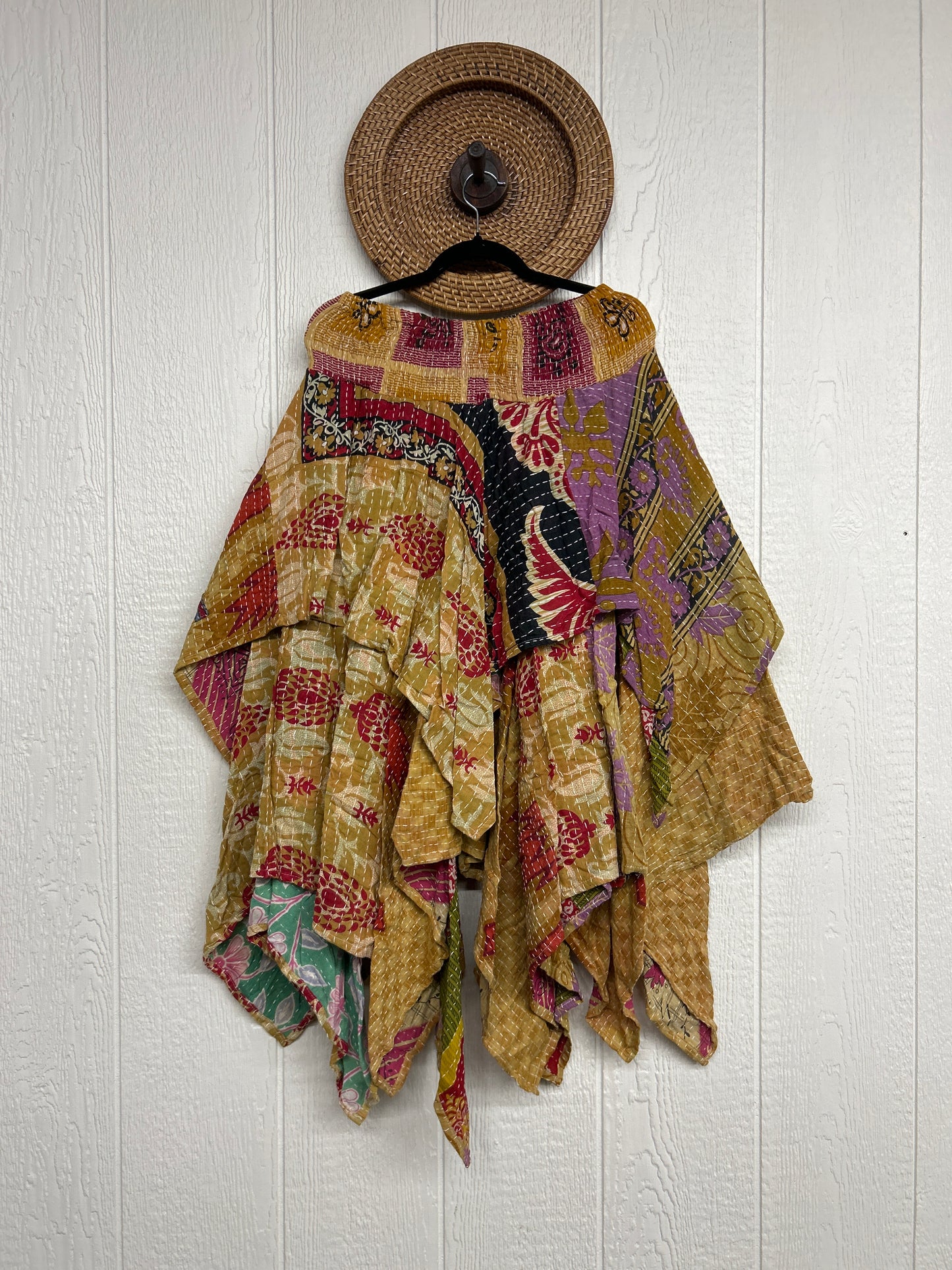 Pareo Kantha Pixie Skirt 0426 122