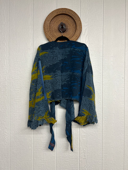 Crepe Sari Zeppelin Crop Shrug 0426 209