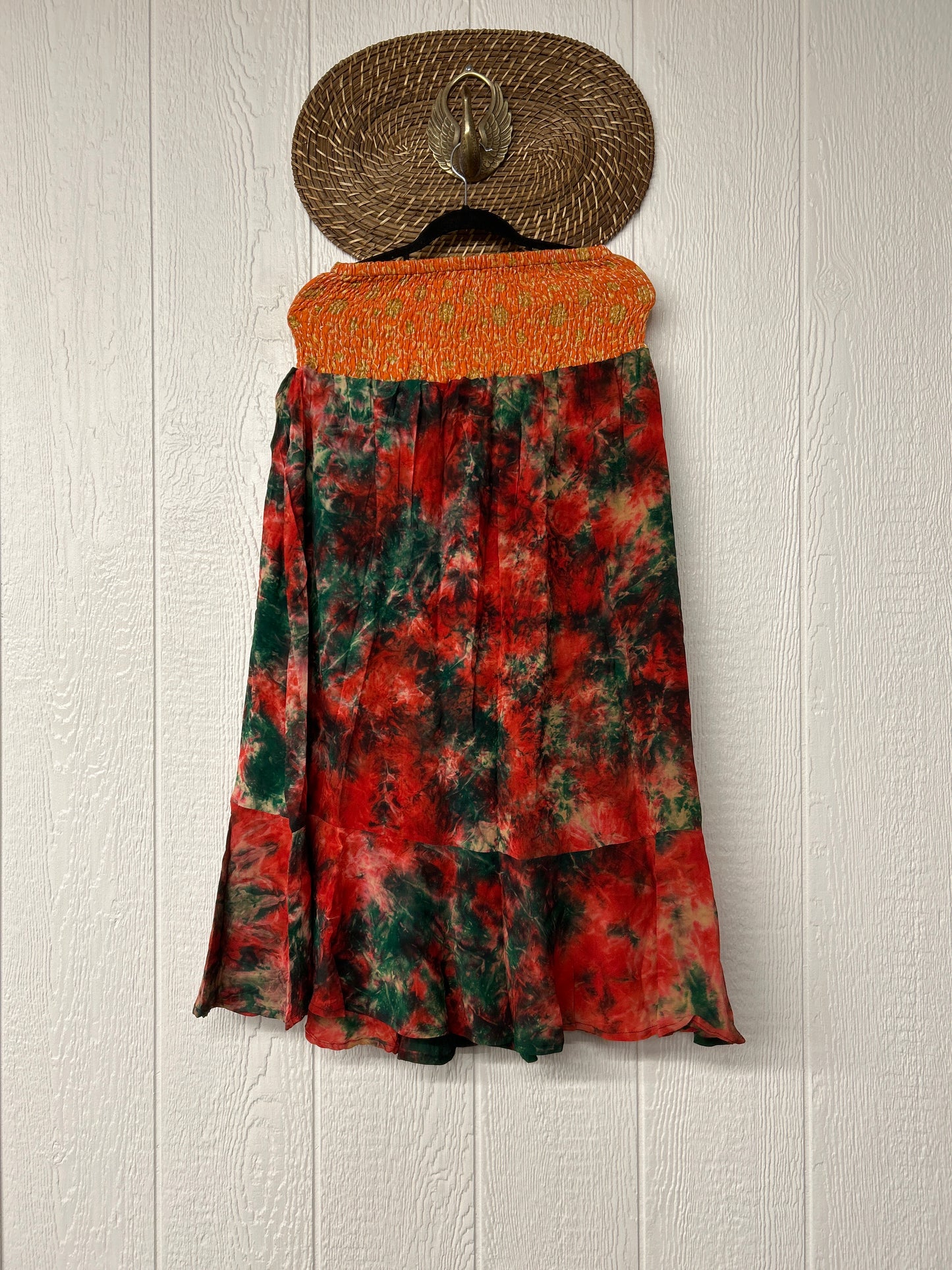 Crepe Sari Inner Peace Wrap Skirt 0626 058