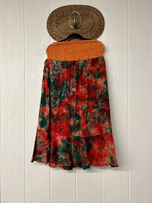 Crepe Sari Inner Peace Wrap Skirt 0626 058