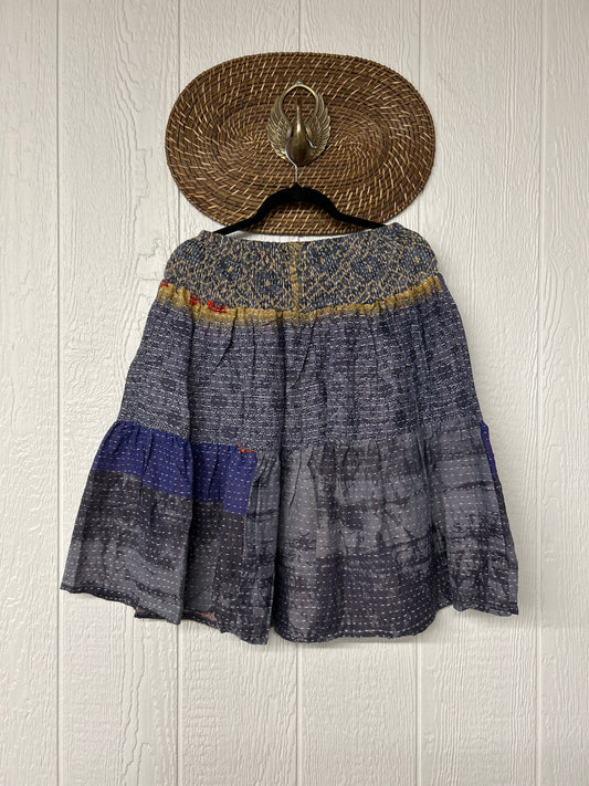 Pareo Kantha Meadow Skirt 0826 114
