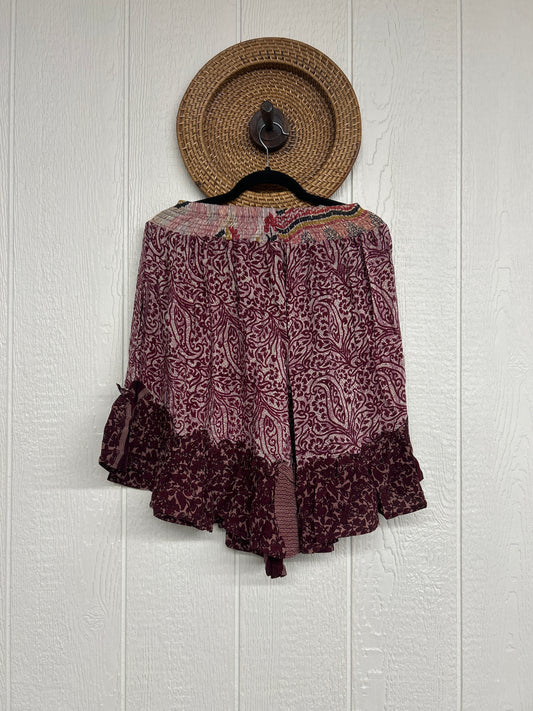 Crepe Sari Lover Cropped Culottes 0726 145