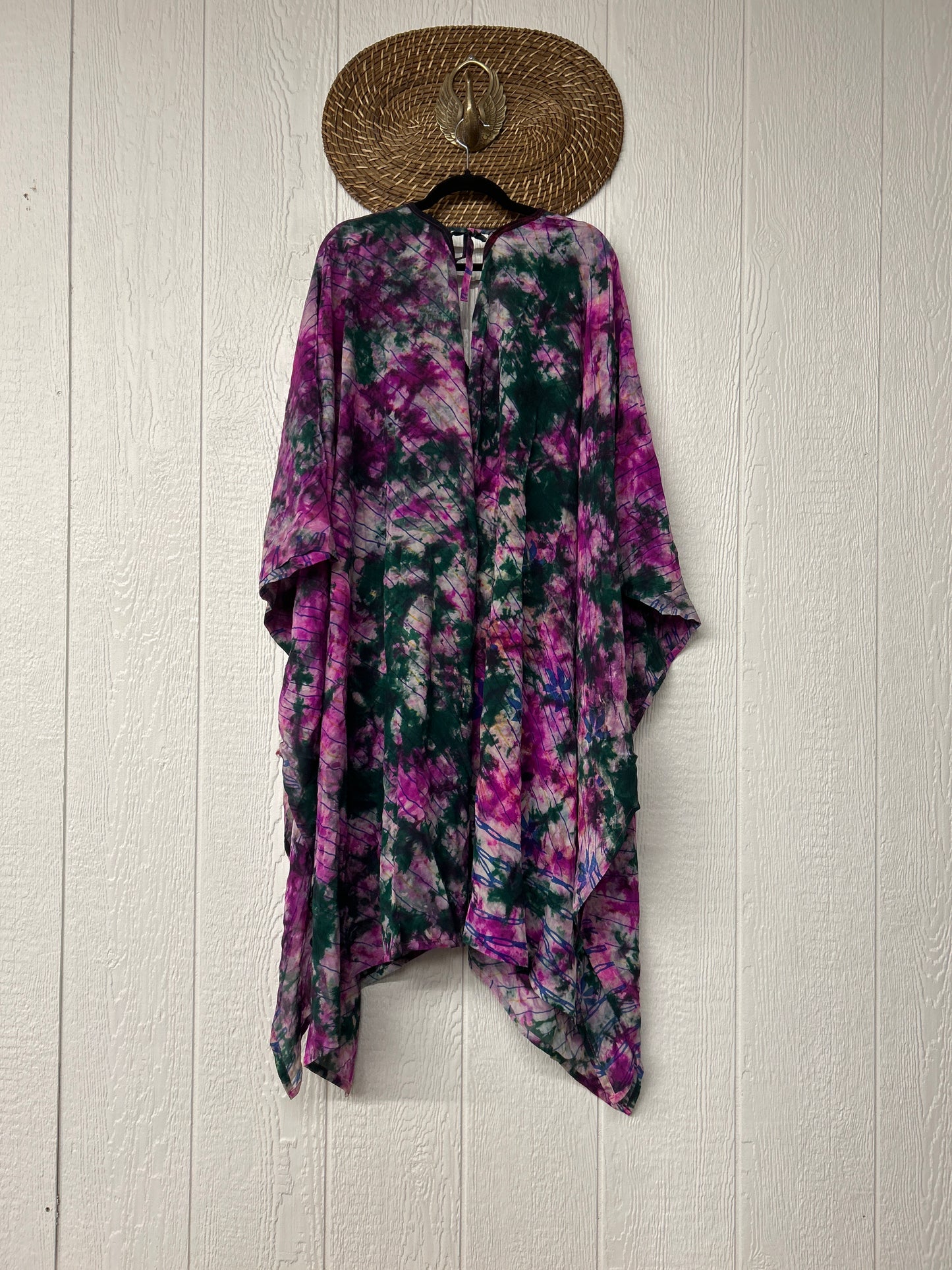 Crepe Sari Orchid Kimono 0626 090