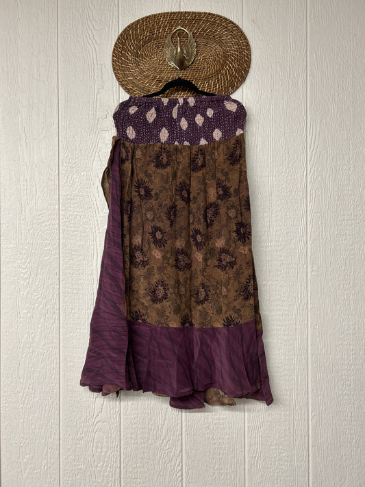 Crepe Sari Inner Peace Wrap Skirt 0626 017