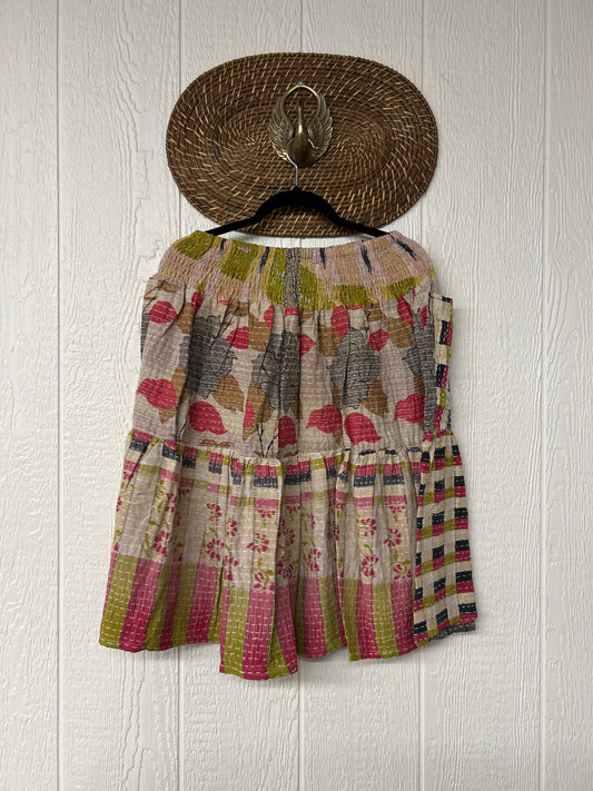 Pareo Kantha Meadow Skirt 0826 252