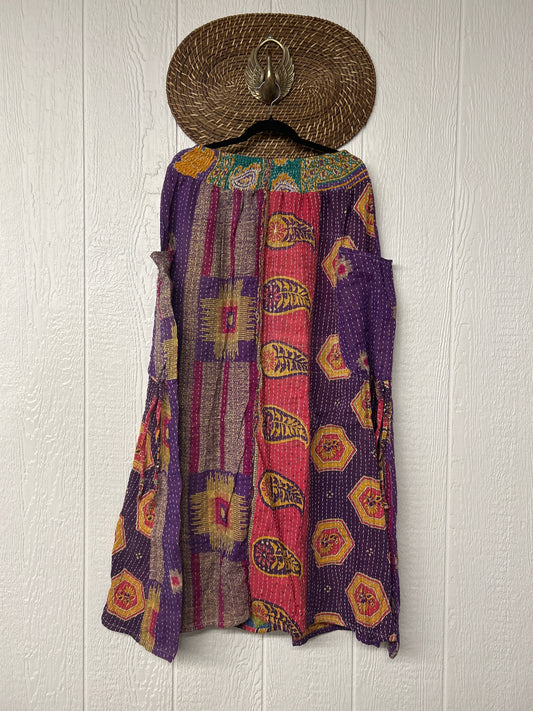 Pareo Kantha Butterfly Cargo Skirt 0426 006