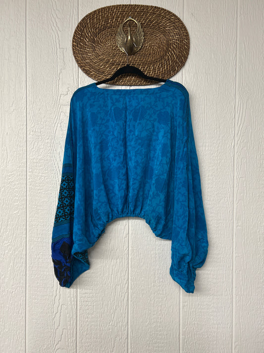 Crepe Sari Luna Crop Top 0126 255