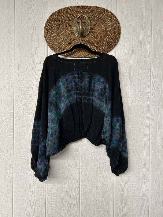 Crepe Sari Luna Crop Top 0526 006