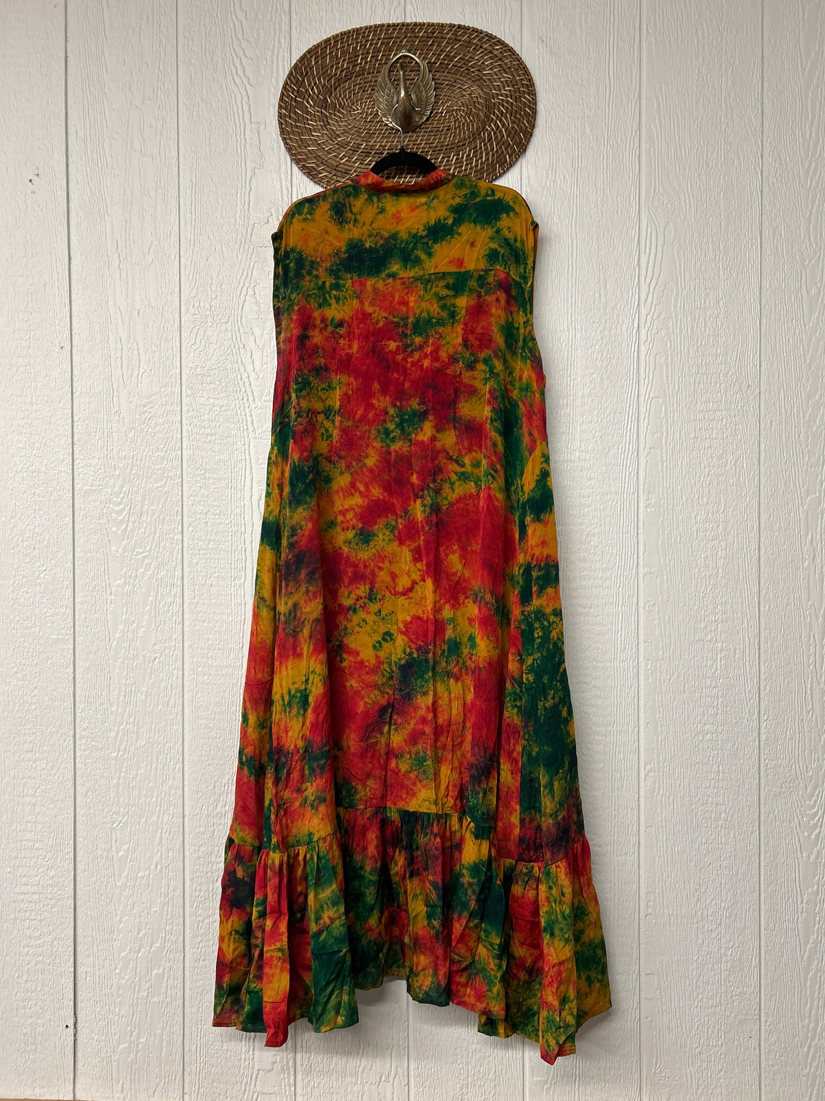 Crepe Sari Summer Dahlia Duster 0726 110