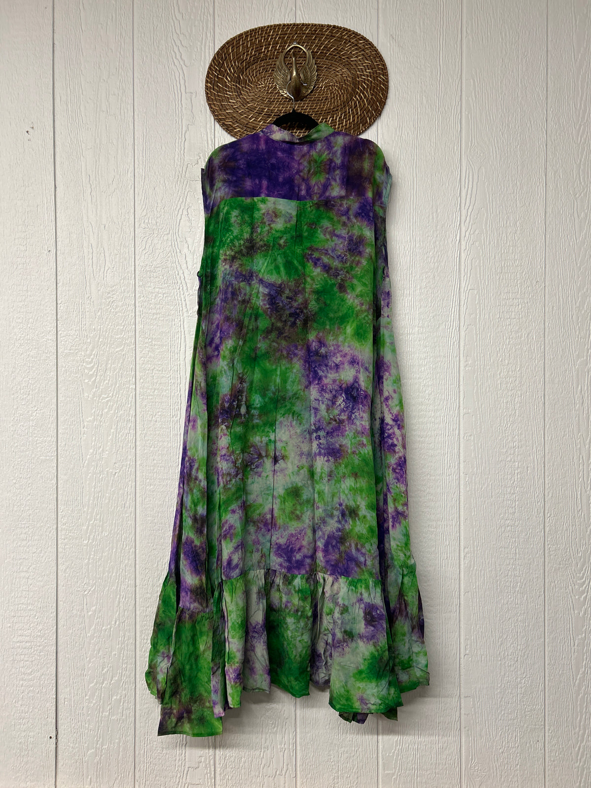 Crepe Sari Summer Dahlia Duster 0726 040