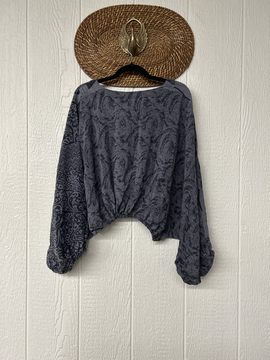 Crepe Sari Luna Crop Top 0126 160