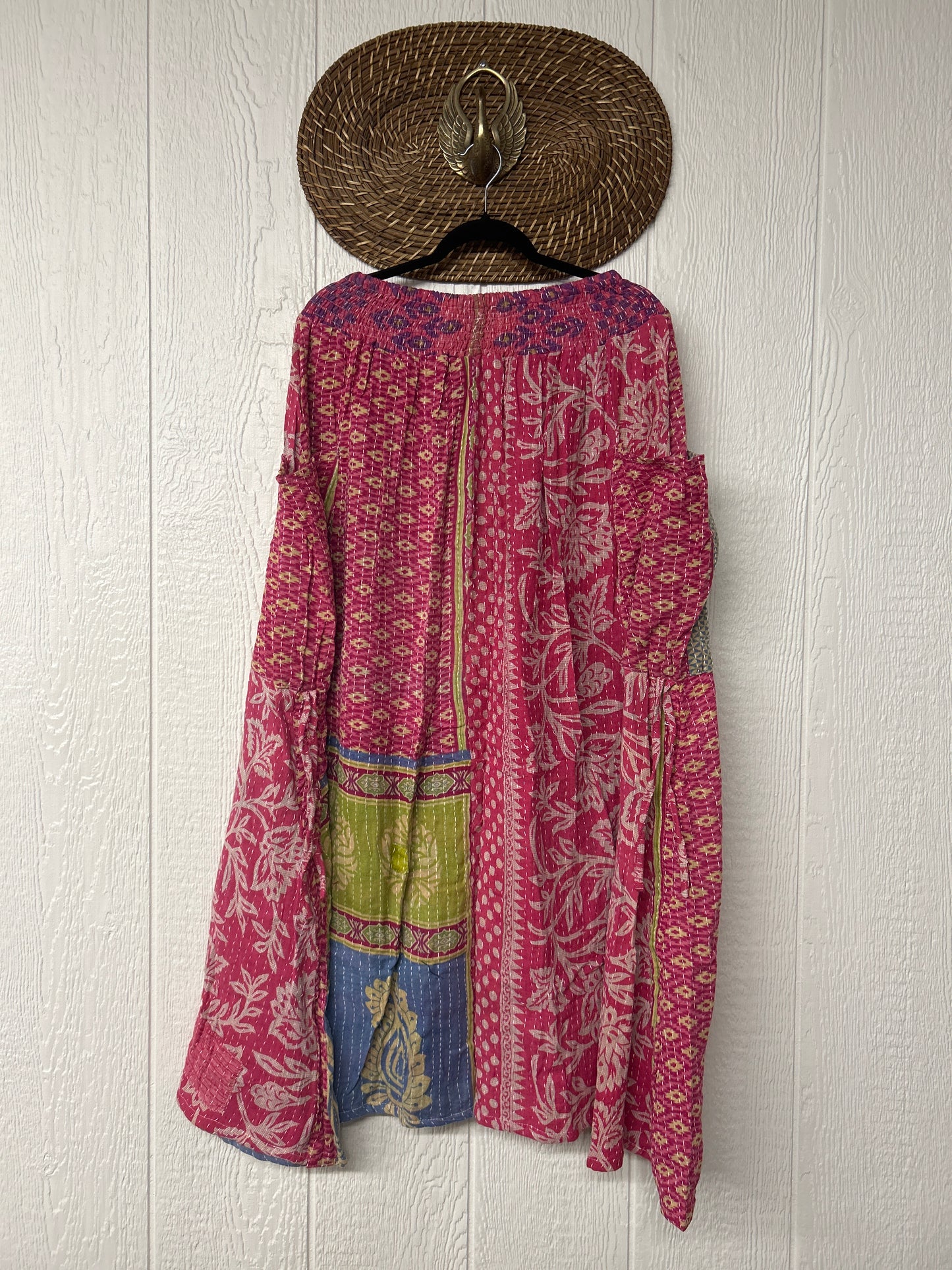 Pareo Kantha Butterfly Cargo Skirt 0426 064