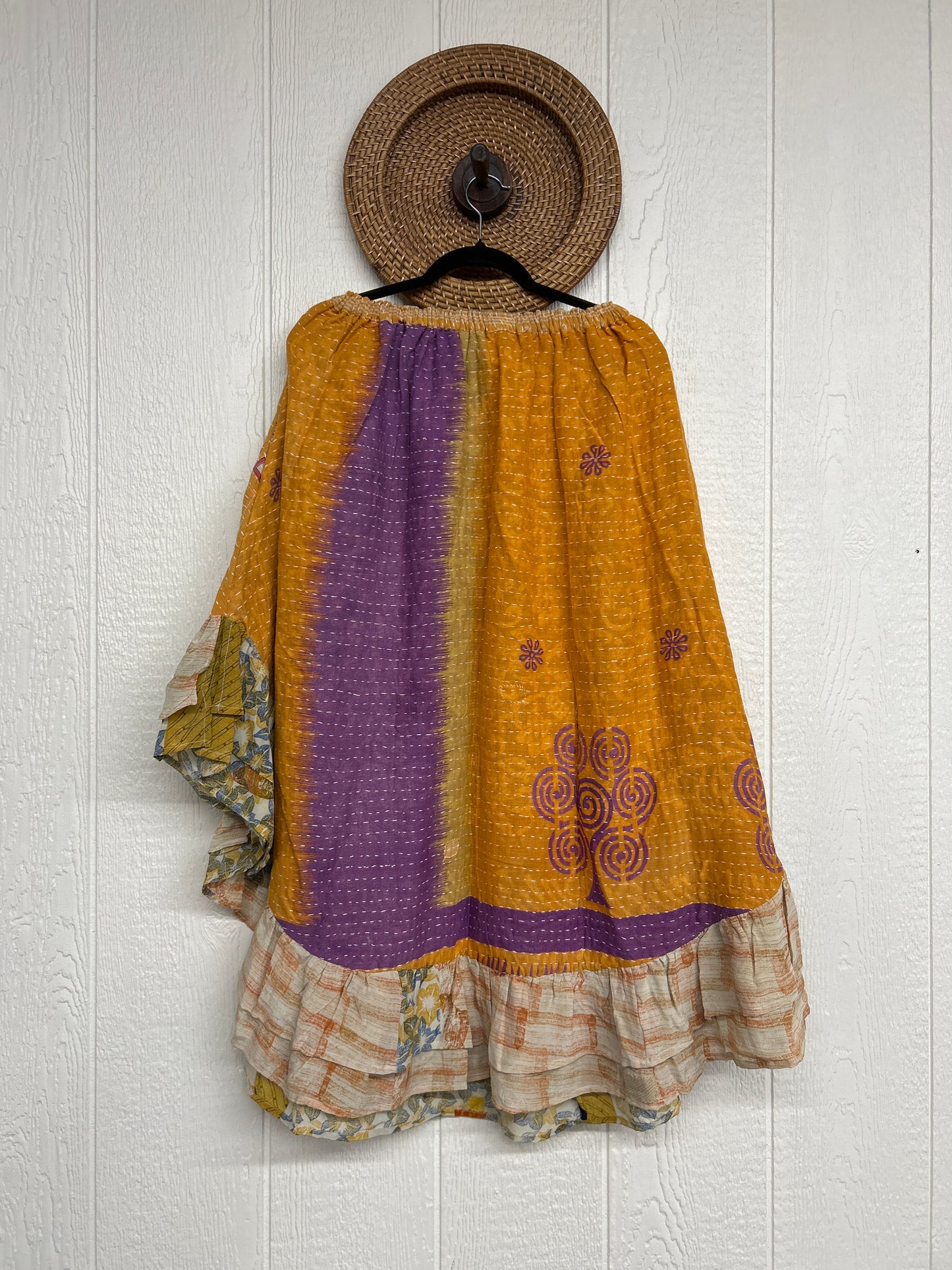 Pareo Kantha Wild Rose Skirt 0426 262