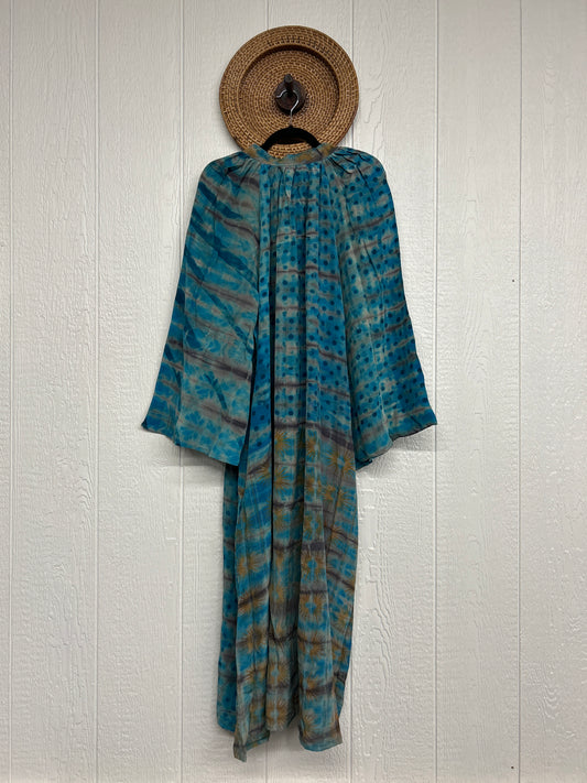 Crepe Sari Woodstock Duster Dress 0226 142