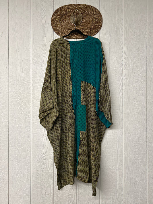 Crepe Sari Gaia Duster Dress 0826 097