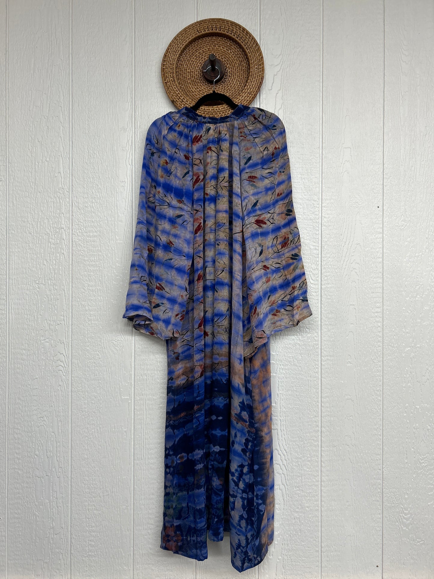 Crepe Sari Woodstock Duster Dress 0226 219