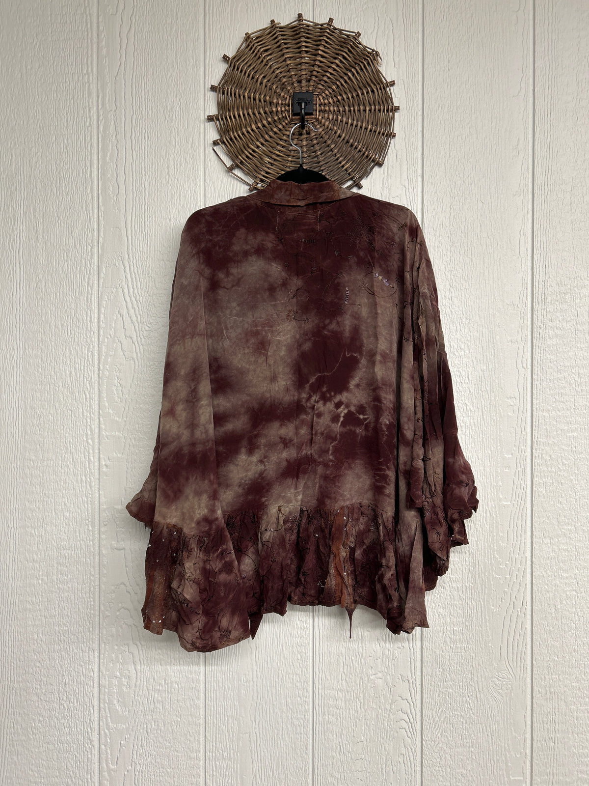 Crepe Sari Wild Rose Top 1026 095