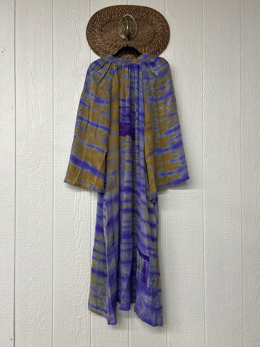 Crepe Sari Woodstock Duster Dress 0226 110