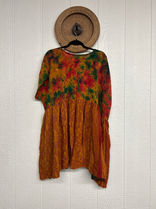 Crepe Sari Daydreamer Button Down Mini 0426 154