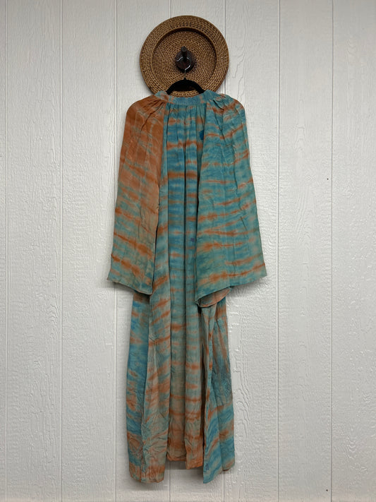 Crepe Sari Woodstock Duster Dress 0226 172