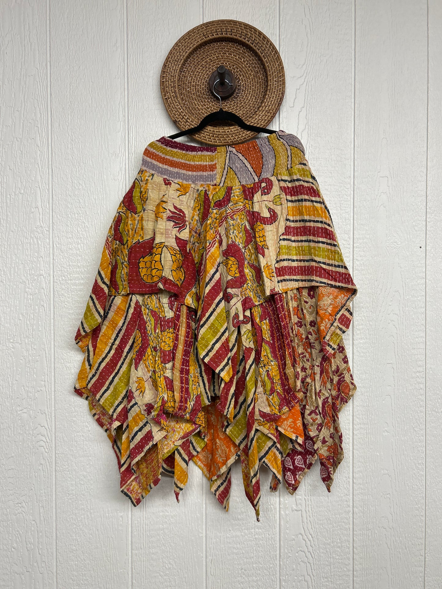 Pareo Kantha Pixie Skirt 0426 116