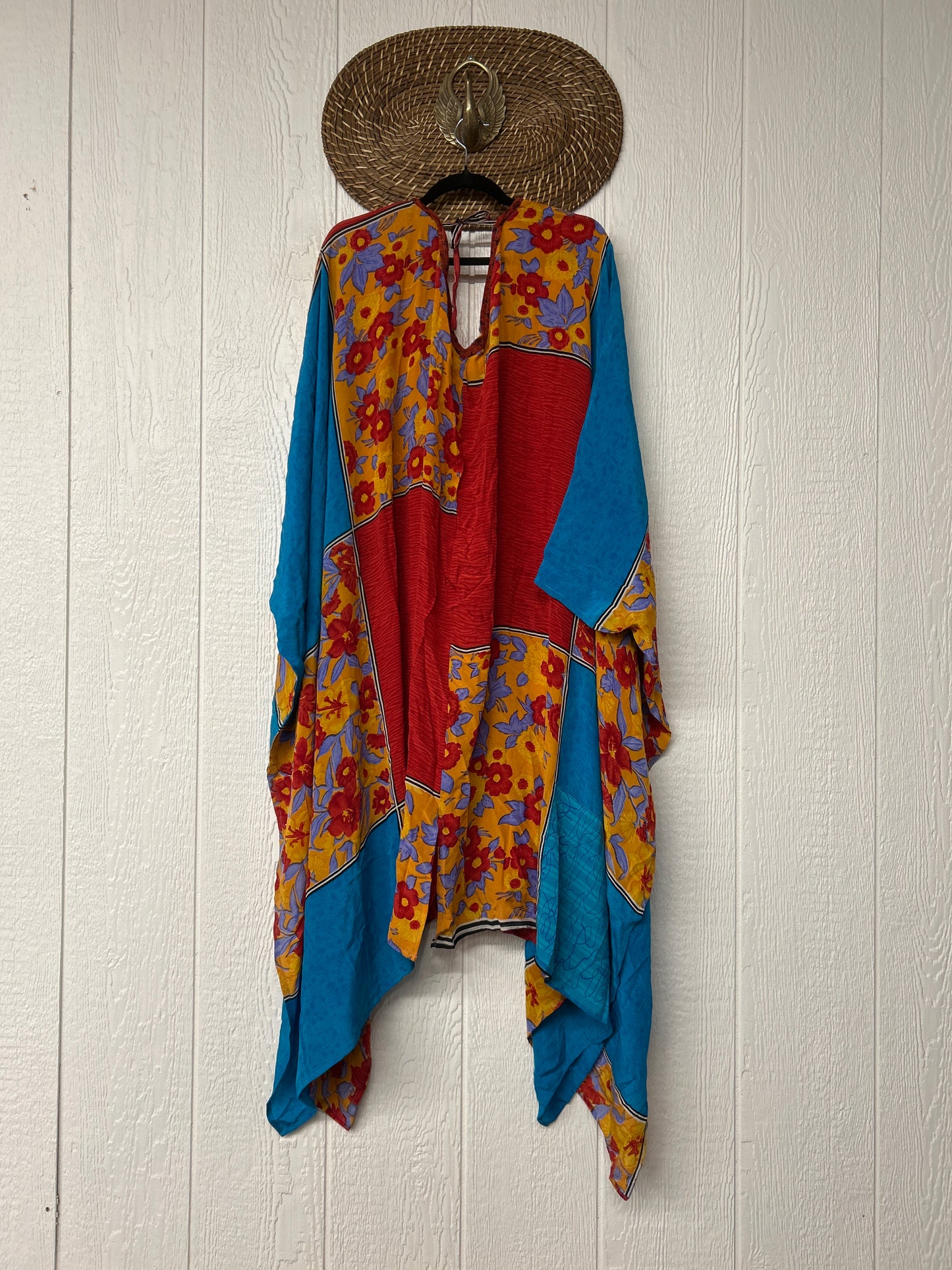 Crepe Sari Orchid Kimono 0626 004