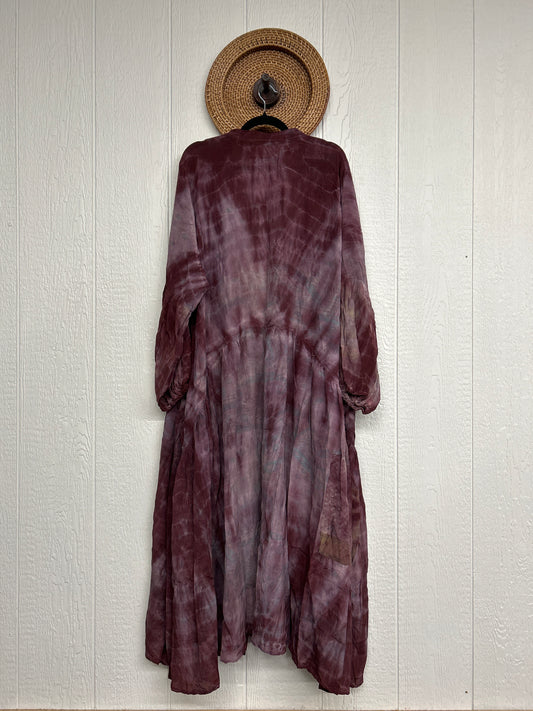 Crepe Sari Evermore Kimono 1026 012