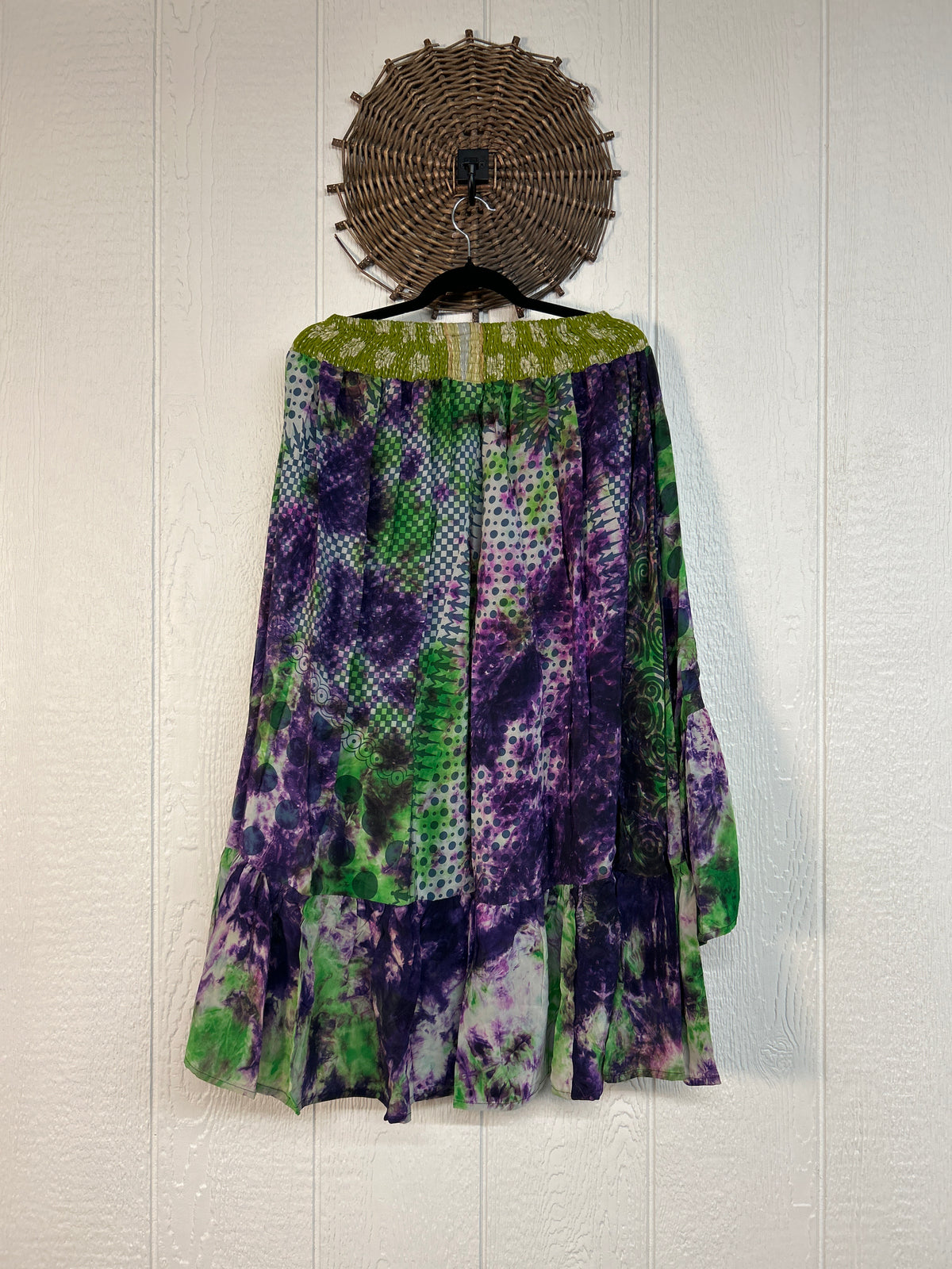 Crepe Sari Dahlia Skirt 1026 143