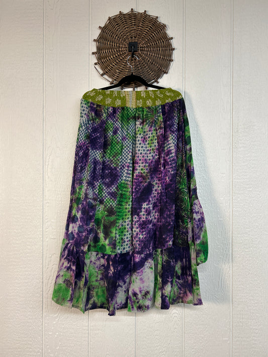 Crepe Sari Dahlia Skirt 1026 143