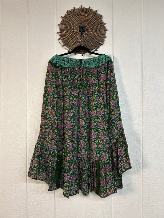 Crepe Sari Dahlia Skirt 1026 189