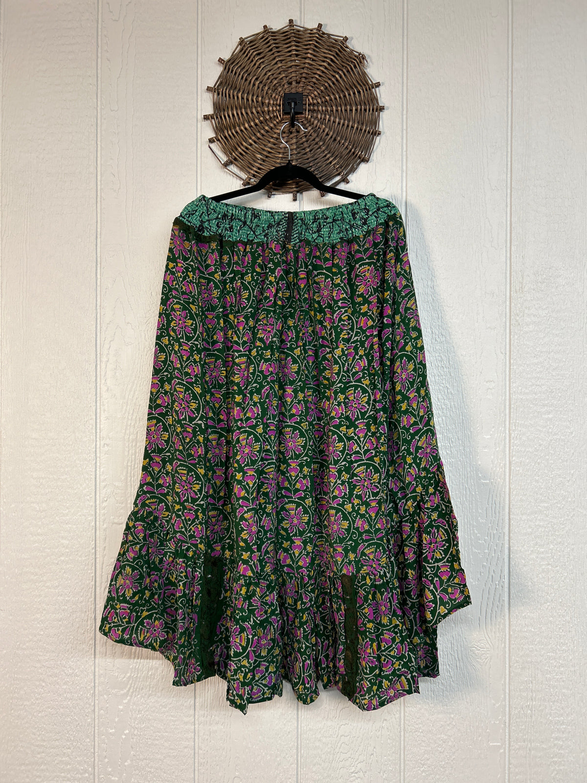 Crepe Sari Dahlia Skirt 1026 189