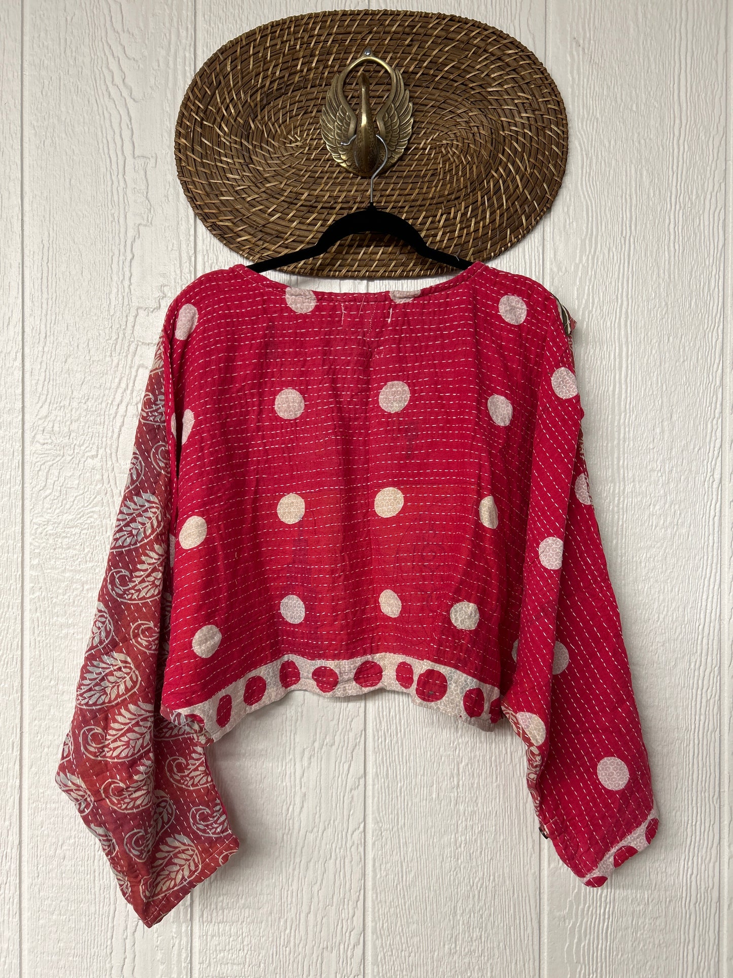 Pareo Kantha In Bloom Cropped Pullover 0326 156