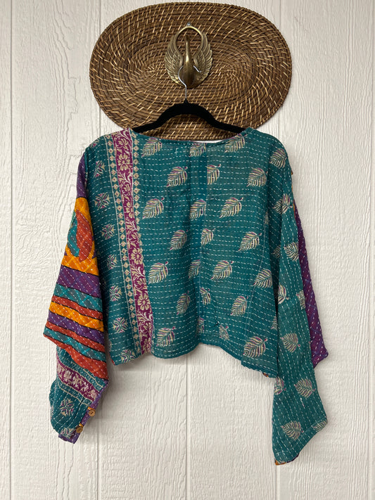 Pareo Kantha In Bloom Cropped Pullover 0326 266
