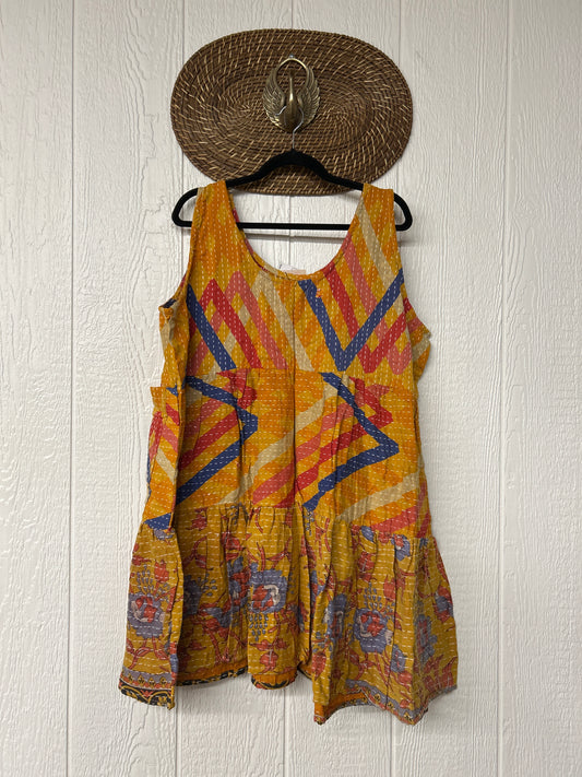 Kantha Meadow Mini Dress 0625 215