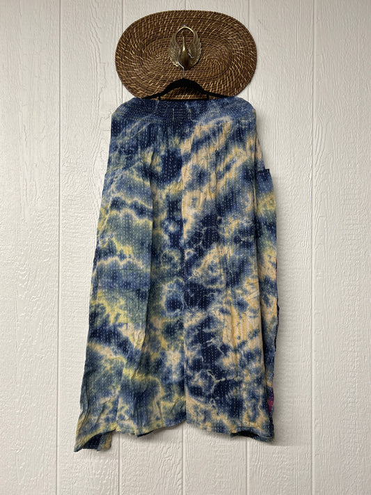 Pareo Kantha Butterfly Cargo Skirt 0526 001