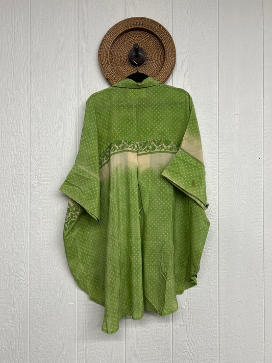 Crepe Sari Free To Be Button Down 0626 219