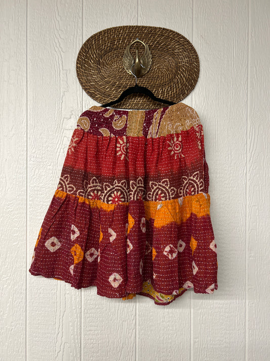 Pareo Kantha Meadow Skirt 0826 038