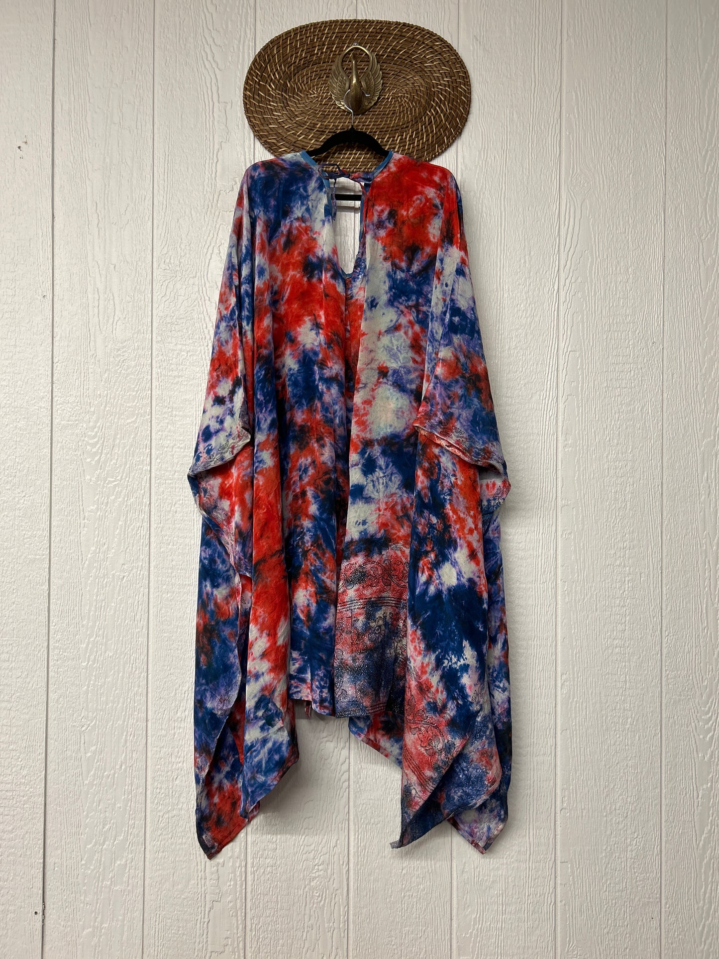 Crepe Sari Orchid Kimono 0626 070