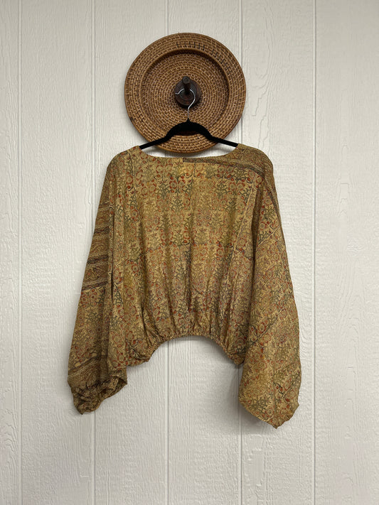 Crepe Sari Luna Crop Top 0126 119