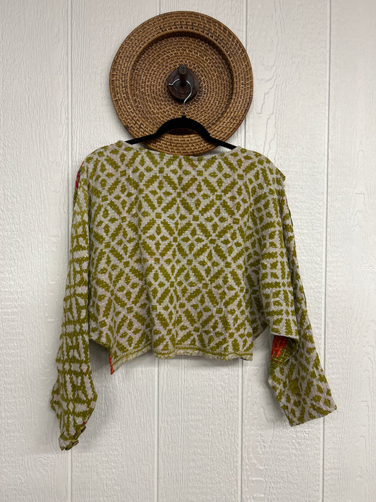 RETAIL Pareo Kantha In Bloom Cropped Pullover 0326 071