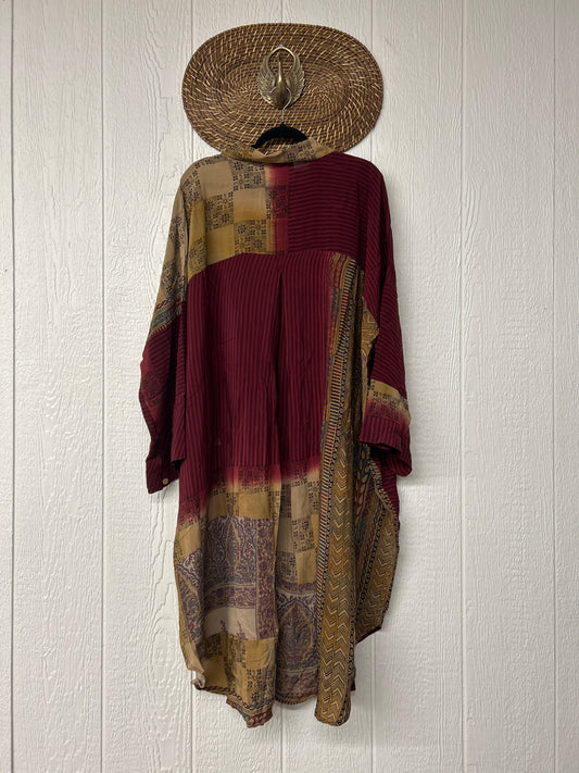 Crepe Sari Free To Be Longsleeve Maxi 0326 025