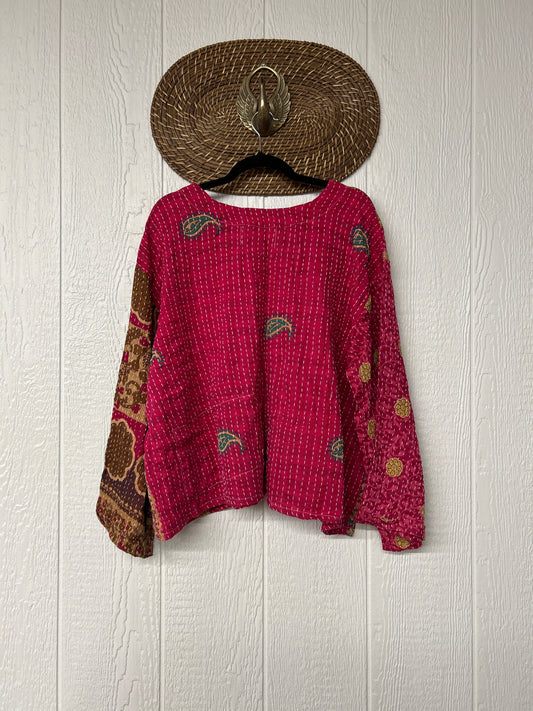 Pareo Kantha Wanderer Pocket Crop Top 0226 208