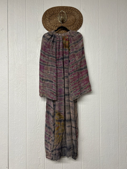 Crepe Sari Woodstock Duster Dress 0526 001